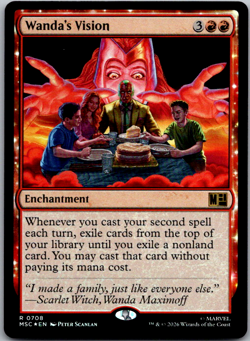 Wanda's Vision Foil R Commander: Marvel Super Heroes 708 NM - Image 1