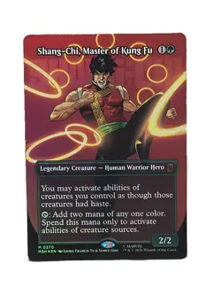 Shang-Chi, Master of Kung Fu (Borderless Foil) Mythic MTG Marvel Super Heroes - Image 1