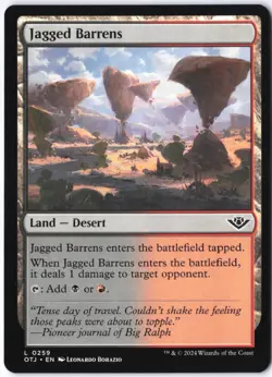 Jagged Barrens L Outlaws of Thunder Junction 259 LP - Image 1