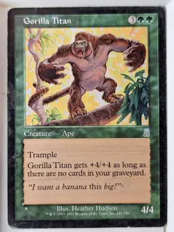Gorilla Titan - Odyssey - Magic the Gathering MTG Nice! - Image 1