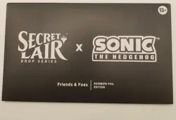 MTG Secret Lair x Sonic: Friends & Foes Rainbow Foil Edition Sealed - Image 2