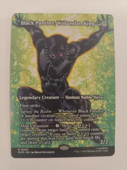 Black Panther, Wakandan King (Borderless) Regular 0087 - Image 1