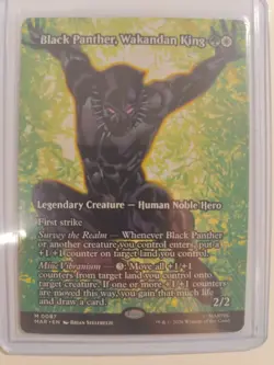 Black Panther, Wakandan King (Borderless) Regular 0087 - Image 3