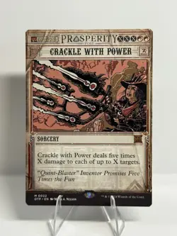 Wizards of the Coast Crackle with Power Full Art Mythic MTG OTJBN 0022 EN - Image 1