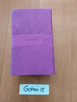 Gamegenic Stronghold 200 Convertible Deck Box Purple Used - Image 2