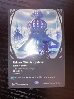 Uthros, Titanic Godcore Borderless 0285 Edge of Eternities Mythic MTG EOE EN NM - Image 2