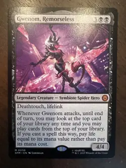 Gwenom, Remorseless : MTG / Marvel's Spider-Man #0056 / NM - Image 1