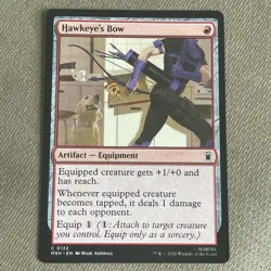 MTG Marvel Super Heroes Hawkeye's Bow 0132 K3 - Image 1
