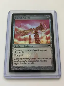 *foil BLADED PINIONS Scars of Mirrodin MTG Magic the Gathering - Image 1
