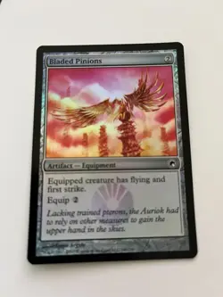 *foil BLADED PINIONS Scars of Mirrodin MTG Magic the Gathering - Image 2