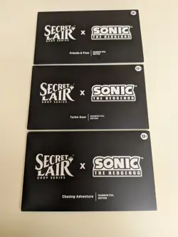 Magic The Gathering Secret Lair x Sonic Foil Bundle - Image 1