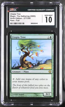 UTOPIA TREE 9th Edition Foil Rare CGC 10 MTG [Nostalgium] - Image 1