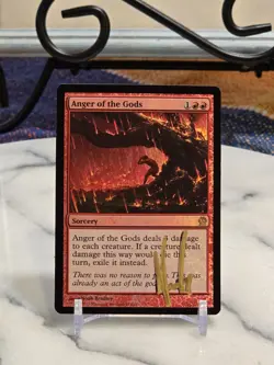 MTG Anger of the Gods Theros Foil ARTIST SIGNED LP - Image 1