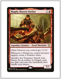 Magda, Brazen Outlaw, The List, Magic the Gathering, MTG NM - Image 1