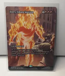 Fiery Emancipation (Borderless) M Marvel Universe Eternal-Legal 70 NM Regular - Image 1