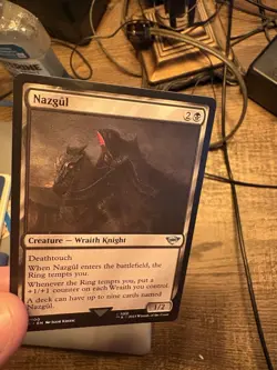 Nazgul (0100) #100 (LP) Lord of the Rings LTR Magic MTG - Image 1