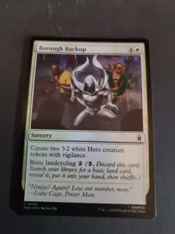 Borough Backup Foil 7 Marvel Super Heroes MTG NM - Image 1