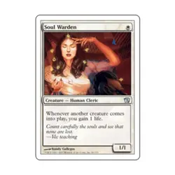 WOTC MtG 9th Ed Soul Warden (U) NM - Image 1