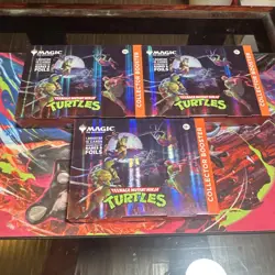 Sealed WOTC Magic The Gathering TMNT Collector Booster Pack + Play Booster! - Image 3