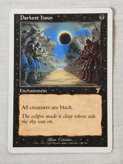 NM Darkest Hour 7th Edition Mtg Magic the Gathering - Image 1