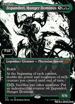 Zopandrel, Hunger Dominus (Showcase) EN [ONE - 315] - NM [Foil] TCG MTG - Image 1