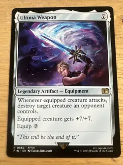 MTG - Ultima Weapon - FIN 0563 - Final Fantasy - Rare - Magic the Gathering - Image 1
