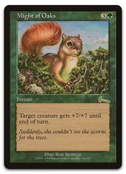 Might of Oaks #106 (NM) Urza's Legacy ULG Magic MTG - Image 1