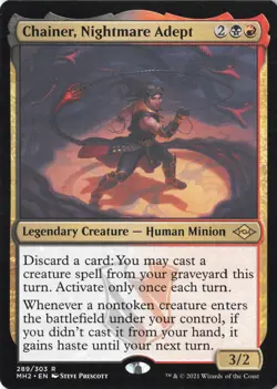 Chainer, Nightmare Adept R Modern Horizons 2 289 LP - Image 1
