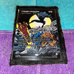 T'Challa's Protection (Teferi's) MtG Magic Marvel Eternal Mythic #0051 NM/MINT - Image 1
