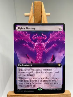 Ugin's Mastery - Extended Art Rare - Commander Masters - NM - MTG - Image 1