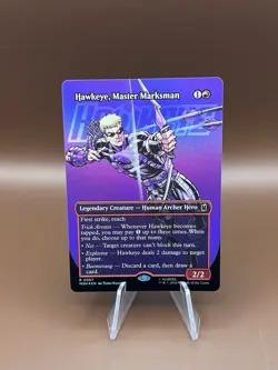 Hawkeye, Master Marksman (Borderless) Regular #0367 MTG: Marvel Super Heroes - Image 1