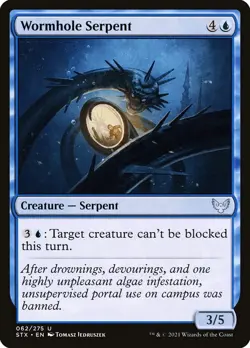 Wormhole Serpent [Strixhaven: School of Mages] MTG MINT - Image 2
