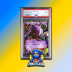 Gengar EX #033- Pokemon Japanese - PSA 9 - Image 1