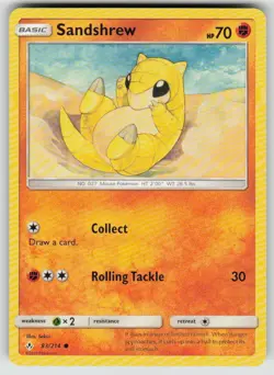 Sandshrew 83/214 Common Unbroken Bonds Pokemon NM - Image 1