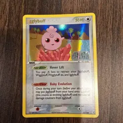 Pokemon Igglybuff 21/100 Crystal Guardians Reverse Holo Stamped - Image 1
