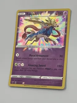 Zacian 082/185 Swsh04: Vivid Voltage Holo Pokemon Single - Image 2