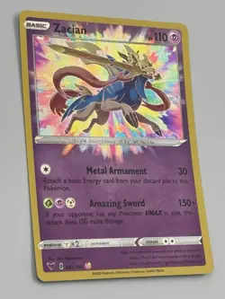 Zacian 082/185 Swsh04: Vivid Voltage Holo Pokemon Single - Image 4