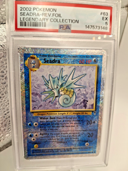 Seadra - Legendary Collection - Reverse Holo - 63/110 - PSA 5 - 2002 Pokemon - Image 1