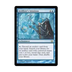 WOTC MtG Fifth Dawn Artificer's Intuition (R) NM - Image 1
