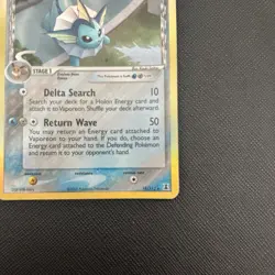 Vaporeon 18/113 Holo Rare EX Delta Species Pokemon Card - Image 4