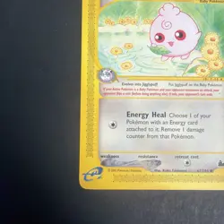 Pokemon TCG Igglybuff Skyridge 67 Regular Common - Image 3