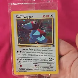 The Pokemon Company Pokemon TCG Cool Porygon Wotc Promo Holo 15/53 Eng 50 HP - Image 1