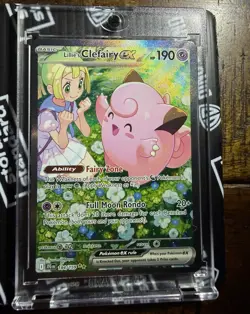 Pokemon Lillie’s Clefairy ex 184/159 SV09 Journey Together SIR Holo Full Art - Image 1