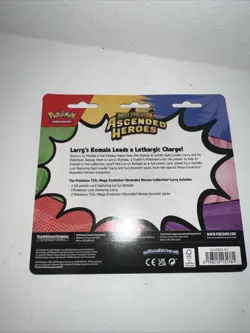 Pokemon Ascended Heroes - Komala 2-Pack Booster Blister Factory Sealed - Image 4