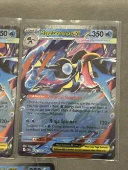 Mega Greninja ex 022/086 Lot x3 Chaos Rising Pokemon TCG NM Playset - Image 4