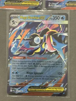 Mega Greninja ex 022/086 Lot x3 Chaos Rising Pokemon TCG NM Playset - Image 5