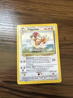 1999 Pidgeotto 22/102 Base Set Unlimited English Uncommon - Image 1