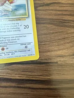 1999 Pidgeotto 22/102 Base Set Unlimited English Uncommon - Image 2