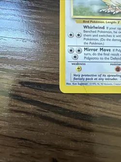 1999 Pidgeotto 22/102 Base Set Unlimited English Uncommon - Image 3
