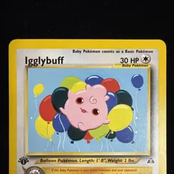 1st Edition - Igglybuff - Neo Discovery - 40/75 - Pokemon TCG - LP - Image 2